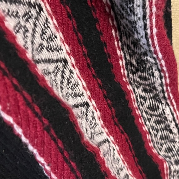 S J Jill Boho Fair Isle Tribal Aztec Open Front Cardigan - Picture 8 of 9